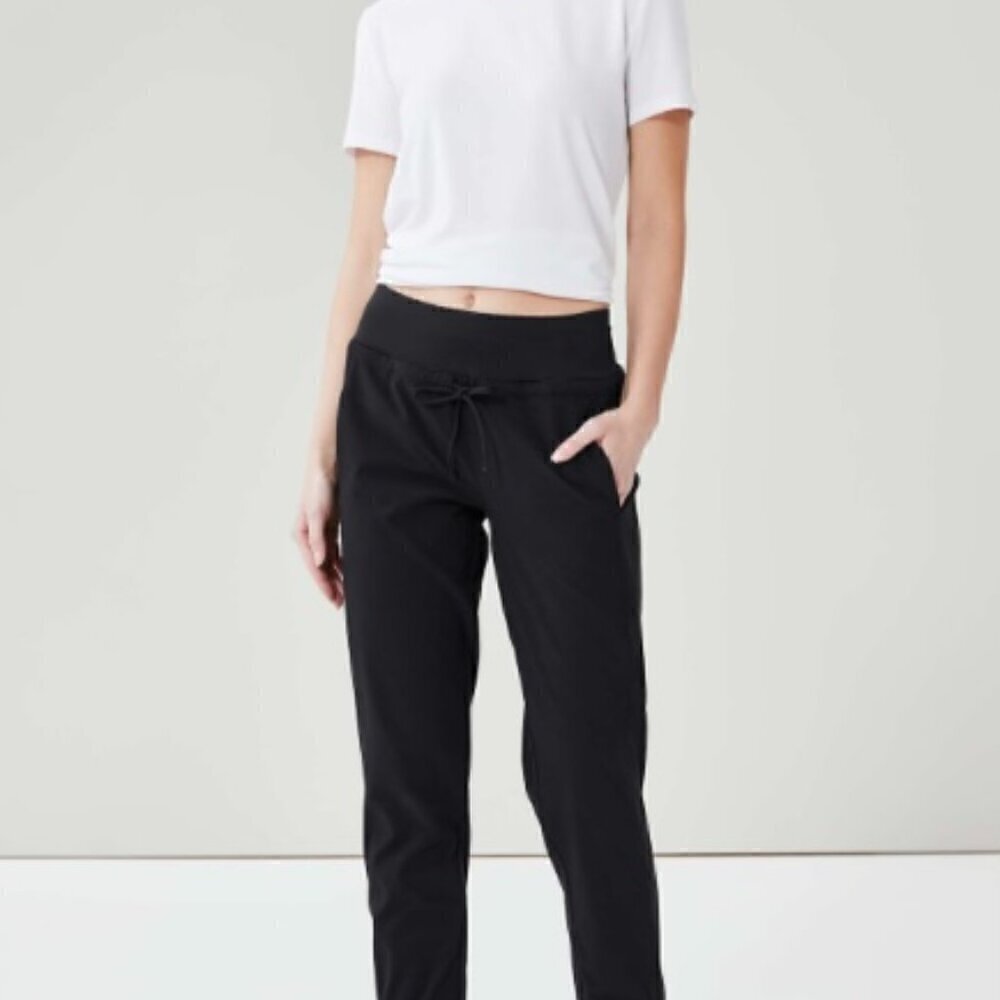 Joe Fresh Four Way Stretch Active Jogger Black - Medium